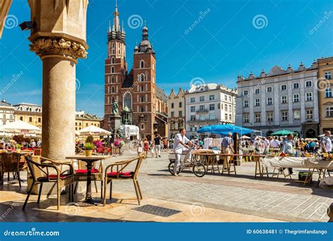 Krakow, Rynek Glowny editorial photo. Image of glowny - 60638481