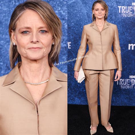 Jodie Foster in Christian Dior Couture at the ''True Detective: Night