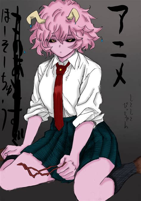 Mina Ashido sketch colored by me! : r/BokuNoHeroAcademia