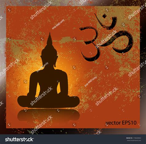 Buddha Om Symbol Stock Vector (Royalty Free) 174644063 | Shutterstock