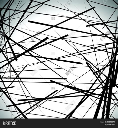 Random Lines Abstract Vector & Photo (Free Trial) | Bigstock