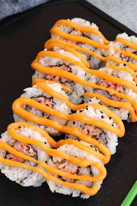 Japanese Spicy Kani Roll - A Spectacled Owl