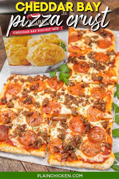 School Cafeteria Pizza - Plain Chicken