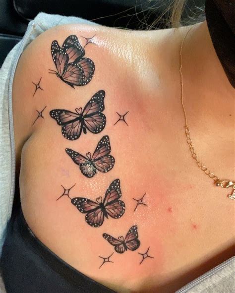 Anaheim Ink CA📍 on Instagram: “🦋#butterflies #chesttattoo #girlytattoo ...