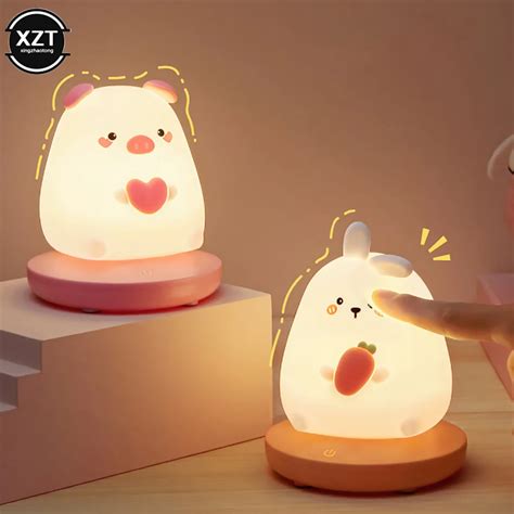 Светодиодный силиконовый светильник для детей | AliExpress