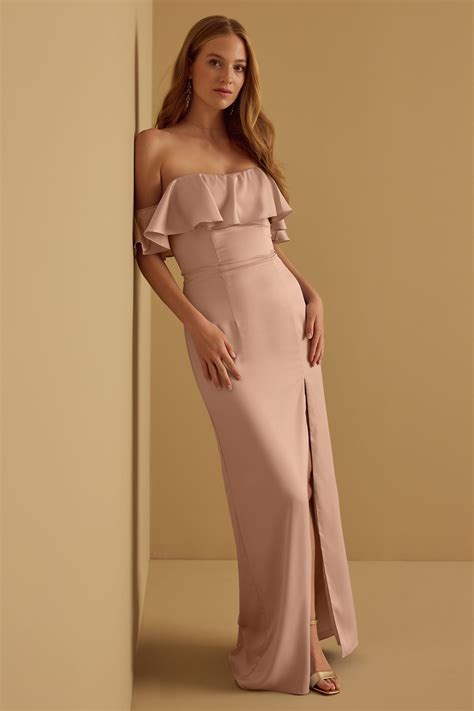 MATTE SATIN CHARLOTTE DRESS | Vow'd Weddings