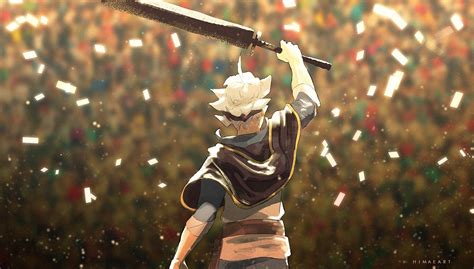 Asta's Triumph: HD Wallpaper from Black Clover with Sword