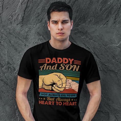 Daddy And Son Shirt | Vintage Daddy And Son Not Always Eye To Eye | CubeBik