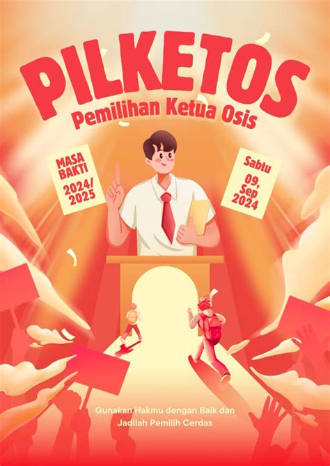 halaman  gratis contoh poster ilustrasi keren canva
