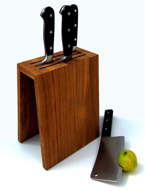 Oak Wooden Knife Stand Oak Knife Block Wood Knife Display - Etsy