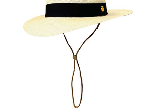 NEW! GENUINE LEATHER CHIN STRAP (Adjustable for Panama Hats or Wool Fe