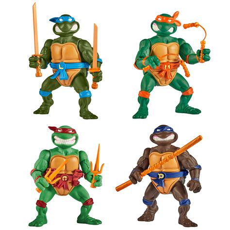 Teenage Mutant Ninja Turtles: Classic 4" Turtles 4-Pack Figure Bundle