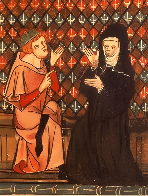 Abelard and Héloïse in a Manuscript of the Roman de la Rose (14th
