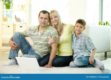 Lovely family stock photo. Image of female, affectionate - 27380554