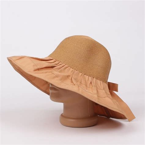Лятна капела в цвят охра с панделка | Floppy hat, Hats, Fashion