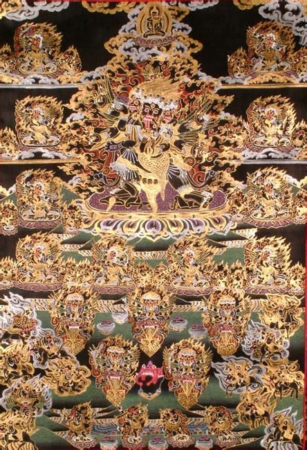 Vajrakilaya with His Mandala | Exotic India Art