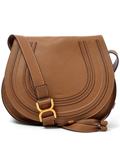 Chloe Marcie Handbag Brown | semashow.com