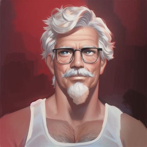 kfc man anime