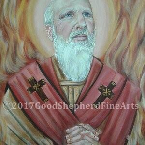 St Polycarp, Martyr, Church Father, Bishop of Smyrna 8x10 & 11x14 ...