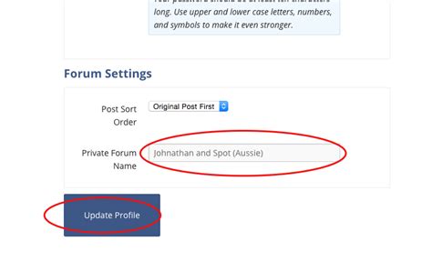 How to change your private forum name | One Happy Dog