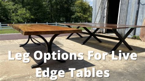 Metal Bases & Legs for Live Edge Wood Slab Tables | Lancaster Live Edge