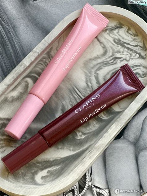 Блеск для губ Clarins Lip perfector - «Ожидание/реальность. Оттенок 21 ...