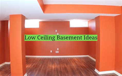 Low Ceiling Basement Ideas - HomeProfy