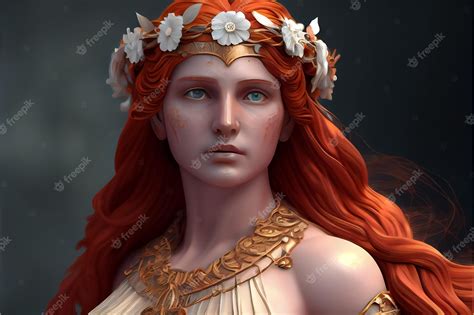 Premium Photo | Ancient greek goddess of beauty aphrodite AI