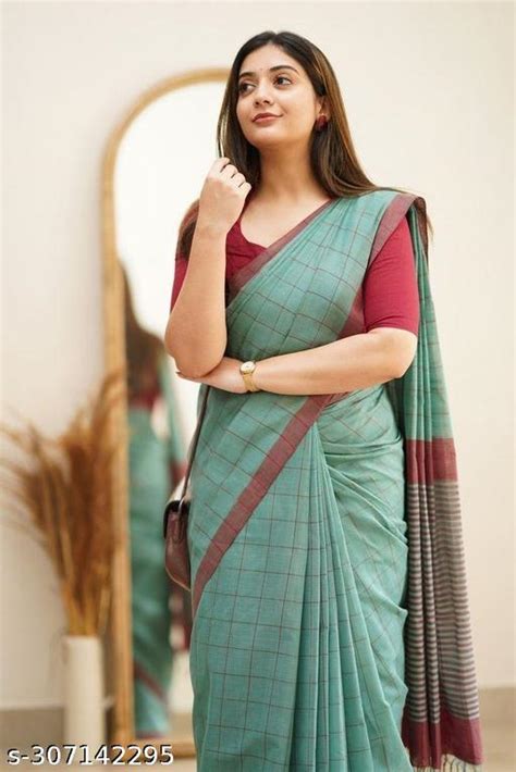 New Latest Fancy Collection Khadi Cotton Saree