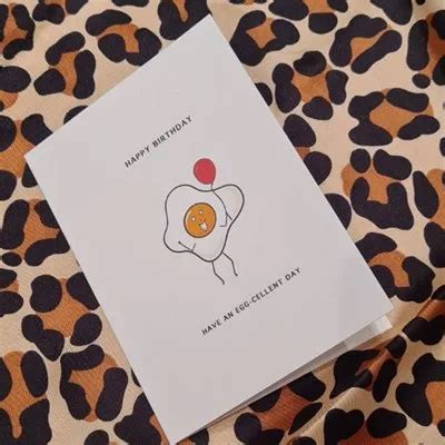 Have And Egg-cellent Birthday. Handmade Card by Brighton Prints - Small ...