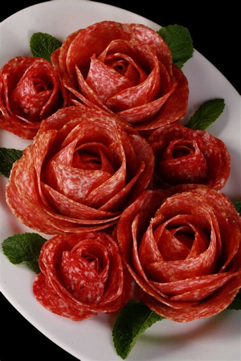 how to make salami roses 10