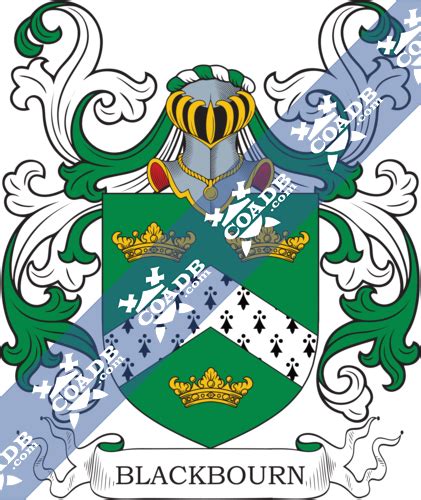 Blackburn Family Crest, Coat of Arms and Name History