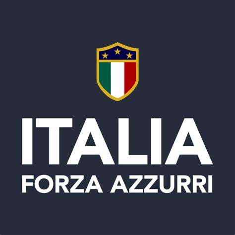 Italia Forza Azzurri - Italian - T-Shirt | TeePublic