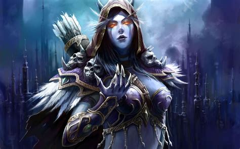 Hintergrundbilder : Videospiele, Anime, World of Warcraft, Haarbögen, Sylvanas Windrunner, Jäger ...