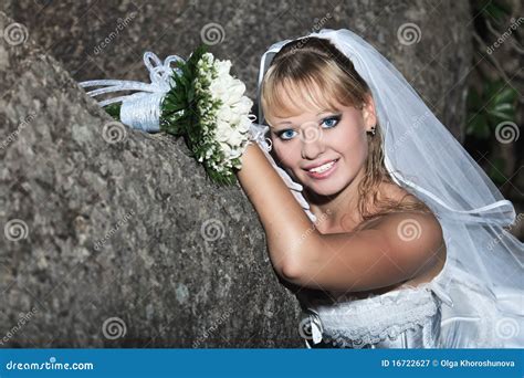 Bride stock image. Image of event, woman, caucasian, bouquet - 16722627