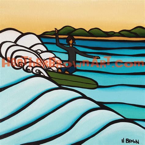 The Surf Art of Heather Brown: Surf Art original by Heather Brown for