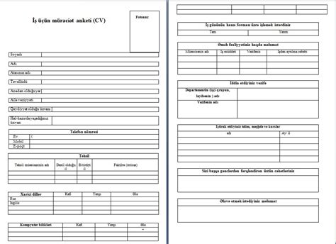 İşaxtaranlar üçün hazır CV nümunələri » HR Azərbaycan - Azərbaycanın ...