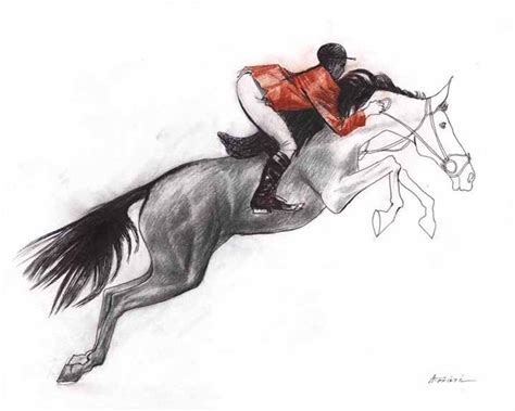 Race Horse Drawing at PaintingValley.com | Explore collection of Race ...