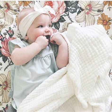 Couverture en mousseline pour bébé • Moment Cocooning