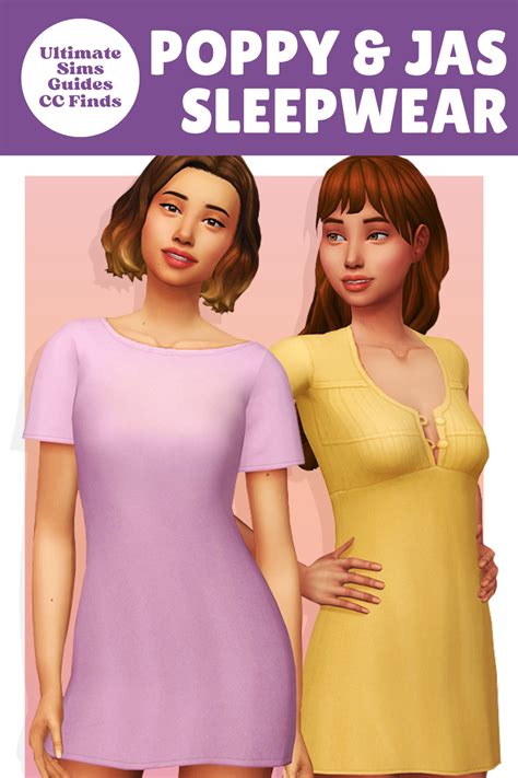 These Are The Cutest Sims 4 CC Pajamas Out There - Ultimate Sims Guides