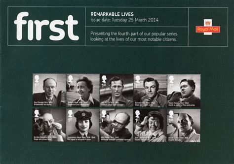 Remarkable Lives (2014) : Collect GB Stamps