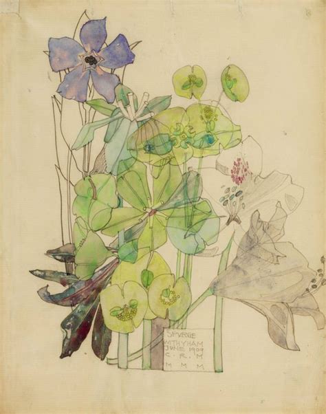No Brash Festivity, Charles Rennie Mackintosh Watercolors