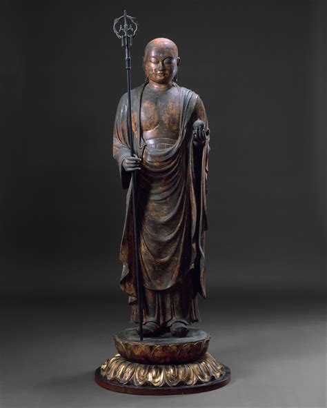 jizo  bodhisattva   earth store japan kamakura period