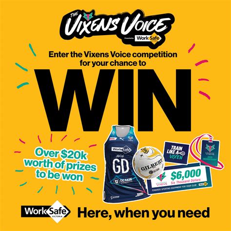 WorkSafe Victoria's Vixens Voice... - Melbourne Vixens | Facebook