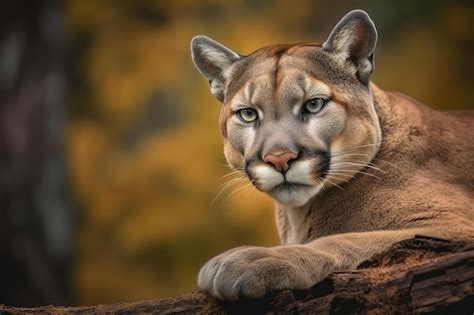 Premium AI Image | Portrait of Beautiful Puma