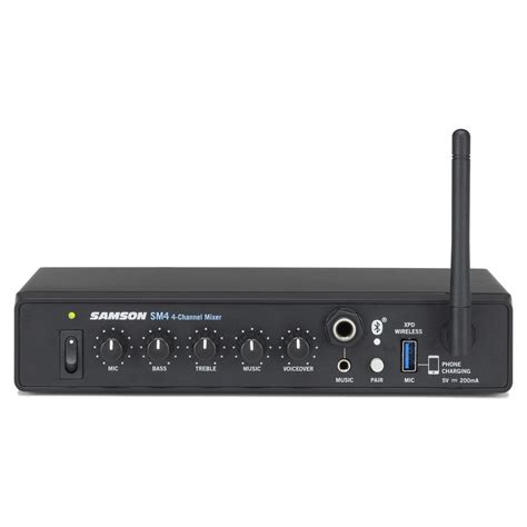 Samson SM4 4-Channel Mixer at Gear4music