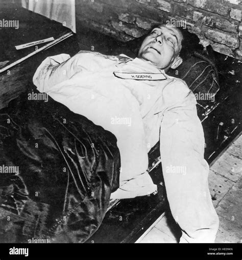 HERMANN GOERING (1893-1946) German military leader after committing ...