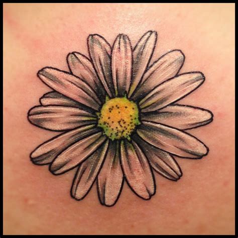 tattoo of daisy flower 9
