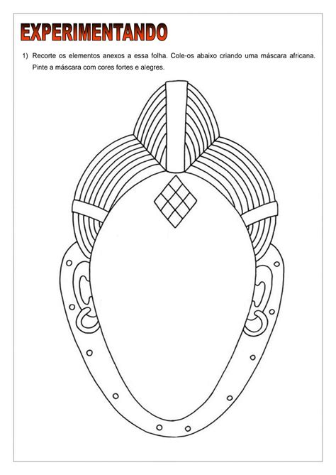 Atividade Arte Africana - 👍Arte Africana Atividade para trabalhar a arte africana... ~ Maternal ...