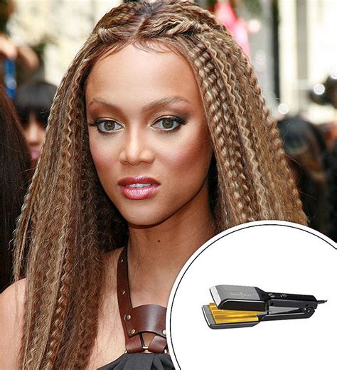 how to crimp hair with a curling iron